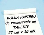 ROLKA PAPIER do MALOWANIA RYSOWANIA - 27cm x 10mb.