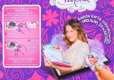 Tm Toys VIOLETTA ALBUM KARTY DO WIRTUALNEJ ZABAWY