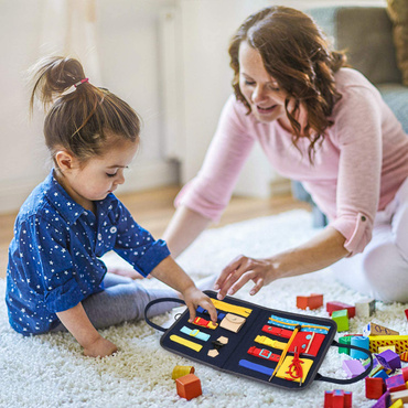 WALIZKA SENSORYCZNA TORBA MANIPULACYJNA MONTESSORI