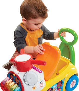 Fisher Price NOWY JEŹDZIK CHODZIK 3w1 MUZYCZNA PARADA ŻÓŁTY