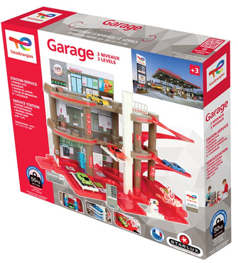 TOTAL GARAŻ DLA DZIECI PARKING 3 POZIOMY TOR ZJAZDOWY WINDA STACJA + AUTO MOCHTOYS