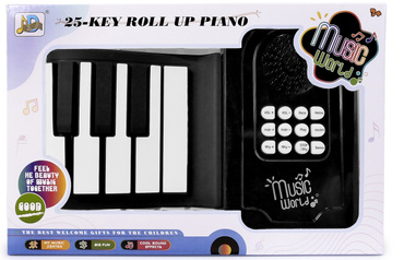 ZWIJANE PIANINKO KEYBOARD ROLL UP PIANINO 50cm