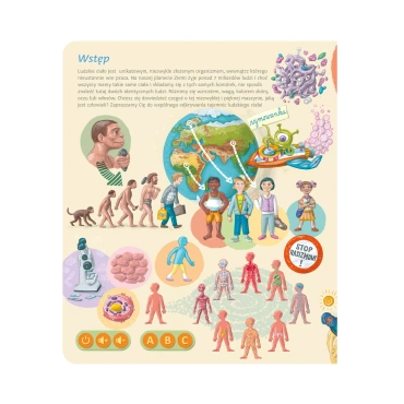 CZYTAJ Z ALBIKIEM CIAŁO CZŁOWIEKA ZESTAW MÓWIĄCE PIÓRO Z KSIĄŻKĄ