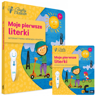 CZYTAJ Z ALBIKIEM MOJE PIERWSZE LITERKI  KSIAŻKA