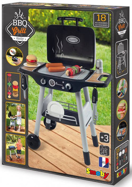 Smoby GRILL OGRODOWY Z AKCESORIAMI BARBECUE 312001