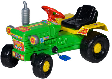 TRAKTOR NA PEDAŁY DLA DZIECI HAK DUŻY ZIELONY