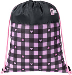 WOREK SZKOLNY NA OBUWIE WF ST.RIGHT różowa szachownica PINK CHECKERED