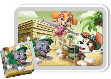 PSI PATROL 4W1 PUZZLE MEMO DOMINO KLOCKI CLEMENTONI