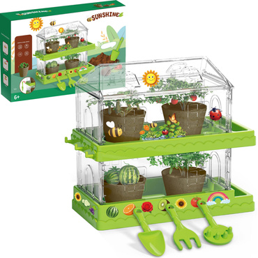MOJA PIERWSZA SZKLARNIA ZESTAW DO HODOWLI ROŚLIN DLA DZIECI