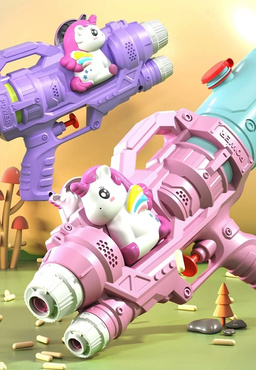 DUŻY PISTOLET JEDNOROŻEC NA WODĘ ARMATA 34cm SIKAWKA ŚMIGUS UNICORN