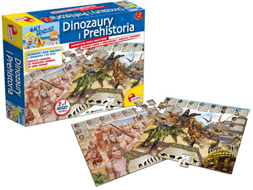 Lisciani MAŁY GENIUSZ PUZZLE DINOZAURY I PREHISTORIA