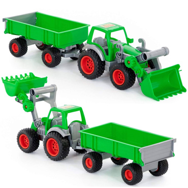 MEGA TRAKTOR FARMER TECHNIC Ładowarka PRZYCZEPA