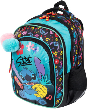 PLECAK TORNISTER SZKOLNY 4-KOMOROWY DLA DZIEWCZYNKI STITCH MINT ALOHA BPL-58