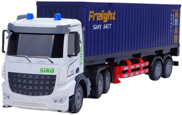 TIR DUŻA CIĘŻARÓWKA W WALIZCE ZDALNIE STEROWANA 52cm EFEKTY ŚWIATŁO DŹWIĘK USB