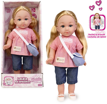 LALKA Natalia INTERAKTYWNA MÓWI po polsku ŚPIEWA 36cm