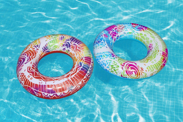 Bestway DUŻE KOŁO PLAŻOWE z uchwytami 91cm BLUE