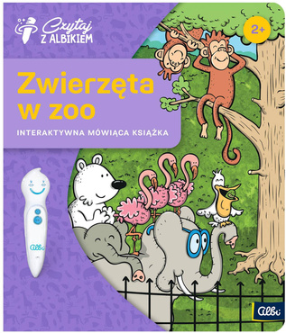 CZYTAJ Z ALBIKIEM ZWIERZĘTA W ZOO KSIĄŻKA 1200 dźwięków Albi 