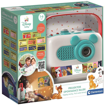 GAWĘDZIARZ PROJEKTOR OPOWIADACZ 7 BAJEK LAMPKA DISNEY BABY CLEMENTONI