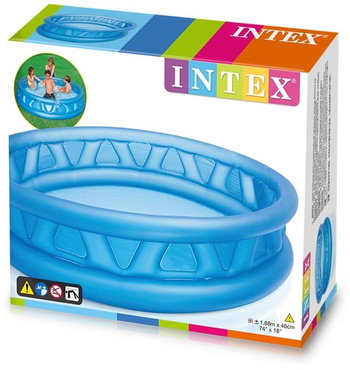 DUŻY BASEN DLA DZIECI KAPSEL BASENIK 188 cm Intex