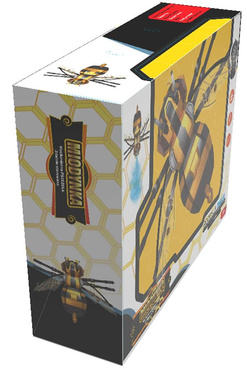 DUŻA PSZCZOŁĄ ZDALNIE STEROWANA ROZPYLA MGŁĘ LED PILOT R/C MIODYNKA