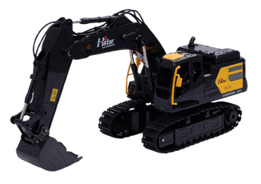 DUŻA KOPARKA ZDALNIE STEROWANA NA PILOTA RUCHOMA ŁYŻKA RC Akumulator USB PARA WODNA