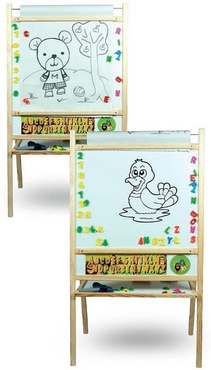 TABLICA 5w1 MAGNETYCZNA KREDOWA PAPIER LICZYDŁO