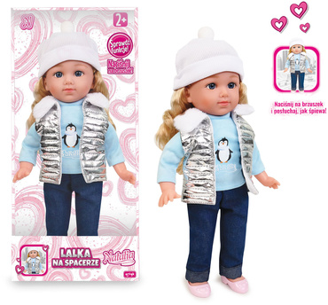 LALKA Natalia INTERAKTYWNA MÓWI po polsku ŚPIEWA 36cm