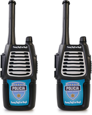 WALKIE TALKIE POLICJA KRÓTKOFALÓWKI DLA 2 OSÓB DUŻY ZASIĘG DO 300m