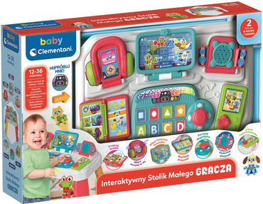 INTERAKTYWNY STOLIK MAŁEGO GRACZA EDUKACYJNY DLA DZIECI CLEMENTONI