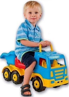 JEŹDZIK PCHACZ 3W1 Mega DUŻA WYWROTKA Auto