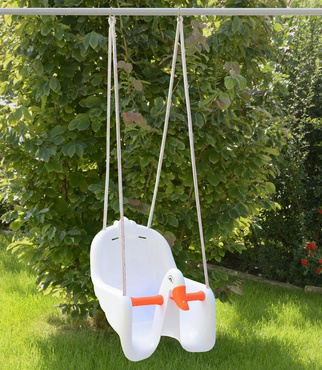 DUŻA HUŚTAWKA Kubełkowa BEZPIECZNA ŁABĘDŹ 10m+ 25kg