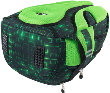 PLECAK SZKOLNY DLA CHŁOPCA 4 KOMORY BP-04 NEON PAD ST.RIGHT