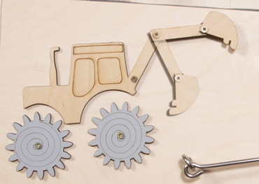 SKRZYNIA PUFA MANIPULACYJNA na zabawki TABLICA MONTESSORI na kółkach