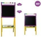 TABLICA 5w1 MAGNETYCZNA KREDOWA PAPIER REGULOWANA