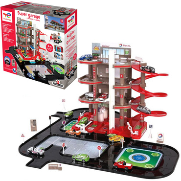 Mochtoys TOTAL DUŻY GARAŻ PARKING 4 POZIOMY Stacja TOR