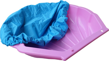 PIASKOWNICA Z PRZYKRYCIEM RÓŻOWA basenik MUSZELKA WIELKA XXL ZESTAW