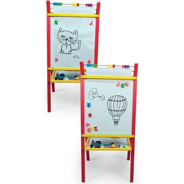 TABLICA 5w1 MAGNETYCZNA KREDOWA + PAPIER LICZYDŁO