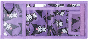 PORTFEL PORTFELIK rozkładany SZKOLNY DLA DZIEWCZYNKI KUROMI VIOLET