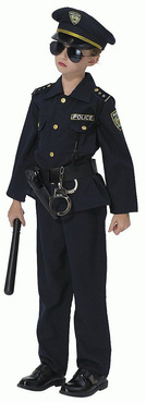 STROJE KARNAWAŁOWE KOSTIUM DZIECIĘCY Policjant 128
