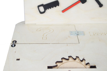 DUŻY DREWNIANY WARSZTAT MAJSTERKOWICZA ZNIKOPIS NARZĘDZIA ZESTAW