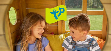 DUŻY DREWNIANY DOMEK OGRODOWY Z WERANDĄ dla dzieci DREWNO FSC TP Toys