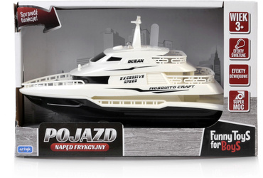ŁÓDKA Z NAPĘDEM MOTORÓWKA ŁÓDŹ Światło Dźwięk
