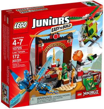 LEGO 10725 JUNIORS NINJAGO KLOCKI Zaginiona świątynia