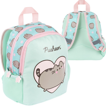 PLECAK do przedszkola WYCIECZKĘ KOTEK PUSHEEN MINT MIĘTOWY D6