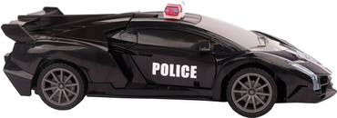 AUTO SPORTOWE BOJOWE STEROWANE POLICJA RC ŚWIATŁO CZARNY