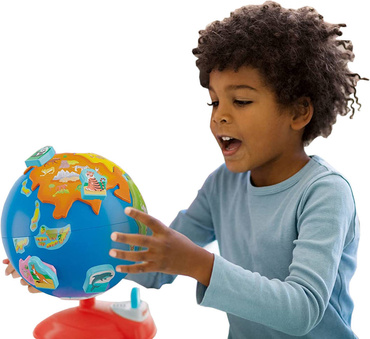 GLOBUS PRZEDSZKOLAKA INTERAKTYWNY EKUKACYJNY MÓWI PL CLEMENTONI