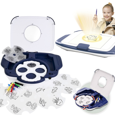 STUDIO RYSUNKU STOLIK Z PROJEKTOREM PROJEKTOR RZUTNIK DO RYSOWANIA TABLICA