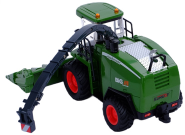 KOMBAJN ZDALNIE STEROWANY Z DYMEM do kukurydzy TRAKTOR LED DYMI RC USB