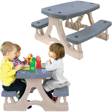 Mochtoys STOLIK DLA DZIECI Z ŁAWKAMI PIKNIKOWY
