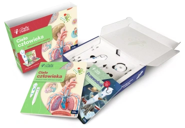 CZYTAJ Z ALBIKIEM CIAŁO CZŁOWIEKA ZESTAW MÓWIĄCE PIÓRO Z KSIĄŻKĄ